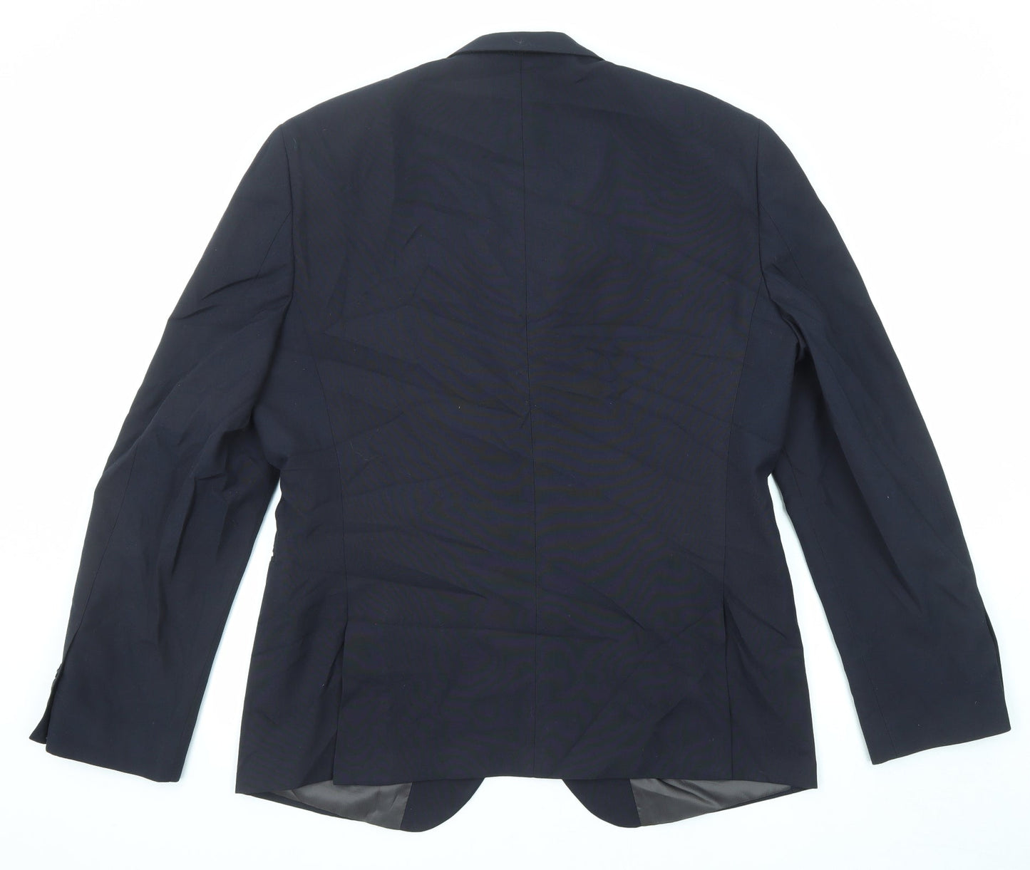 NEXT Mens Blue Polyester Jacket Suit Jacket Size 44 Regular