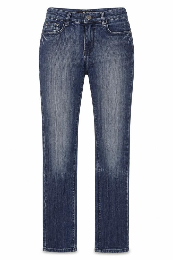 E.D.I jeans Womens Blue Cotton Skinny Jeans Size 24 in L30 in Regular Zip