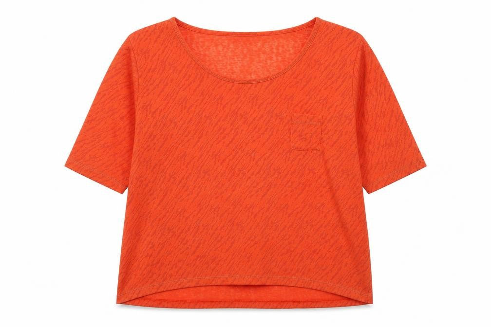 Marks and Spencer Womens Red Animal Print Polyester Basic T-Shirt Size 12 Boat Neck