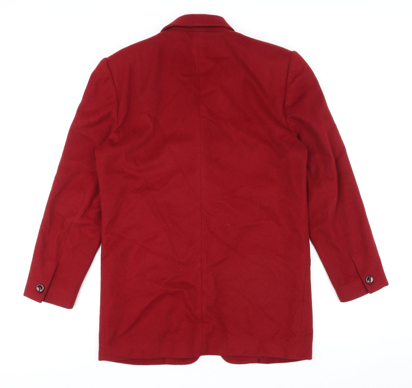 Dana Buchman Womens Red Jacket Blazer Size 4 Button