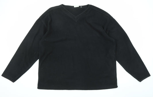 C&A Mens Black Polyester Pullover Sweatshirt Size 2XL