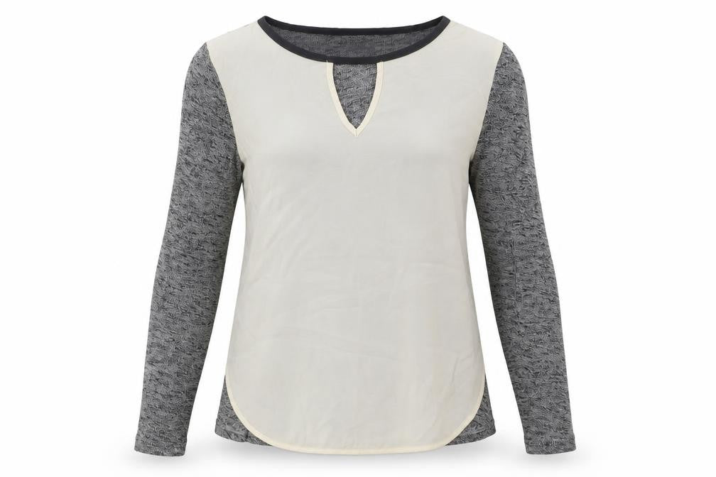 Womens UK Size S VERO MODA Grey Viscose T-Shirt