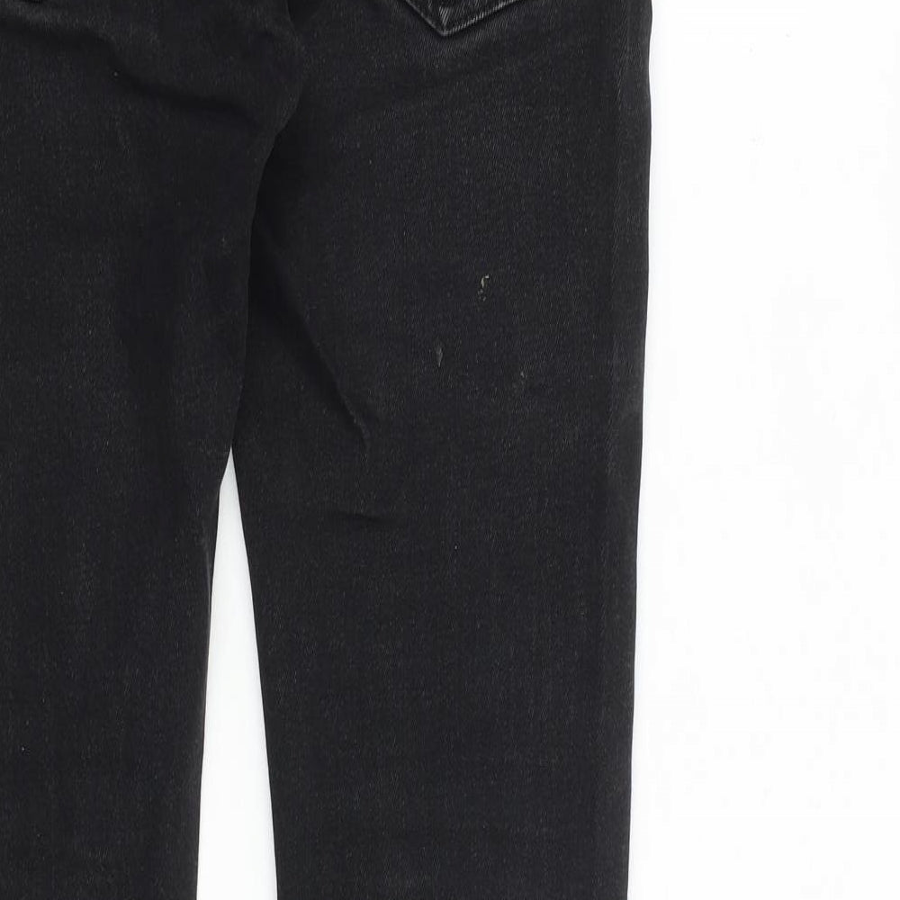 Topman Mens Grey Cotton Skinny Jeans Size 28 in L28 in Slim Zip