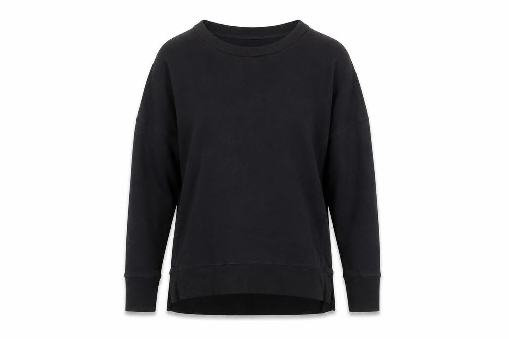 Womens UK M Regular Reebok Black Pullover Sweatshirt