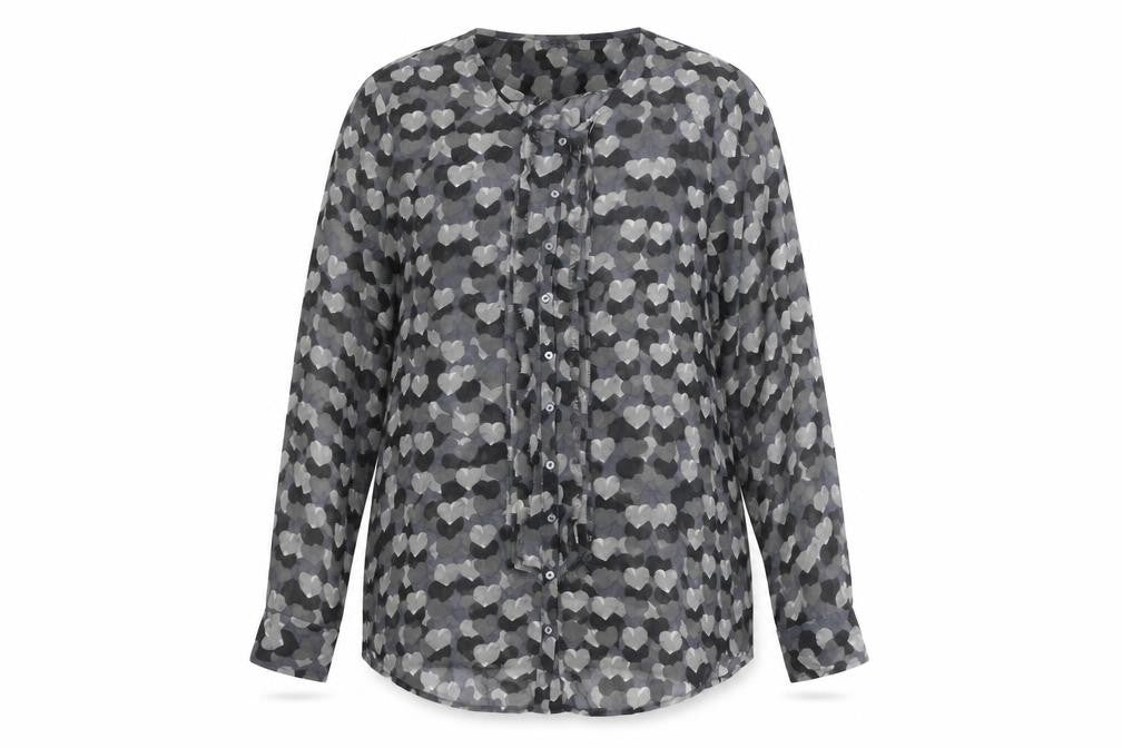 Womens UK Size 14 Kookai Grey Polyester Button-Up