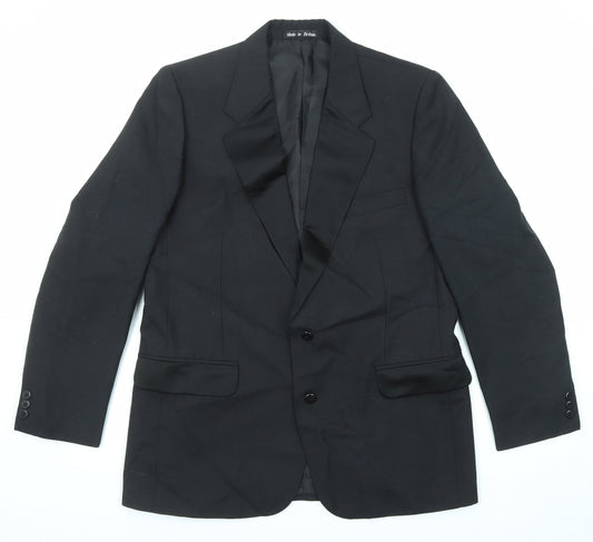 Dunn & Co Mens Black Polyester Tuxedo Suit Size 42 Regular