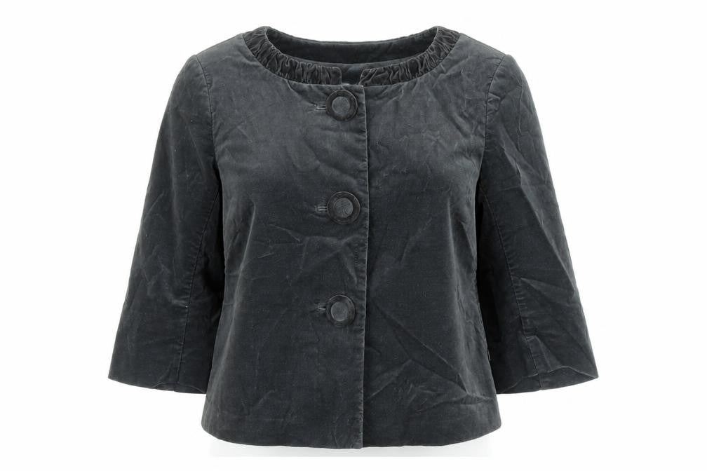 Vackpot Womens Grey Jacket Size 8 Button