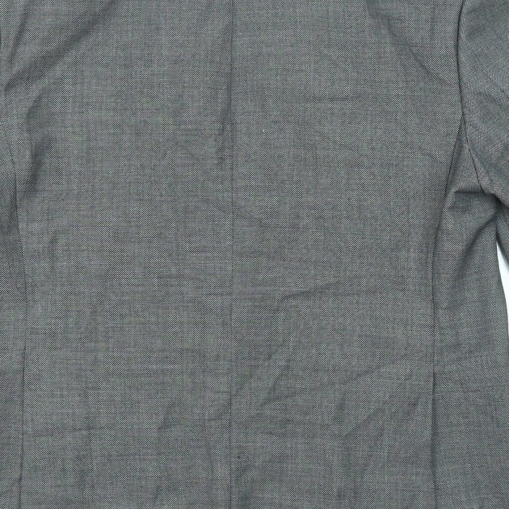 Marks and Spencer Mens Grey Wool Jacket Suit Jacket Size 42 Regular