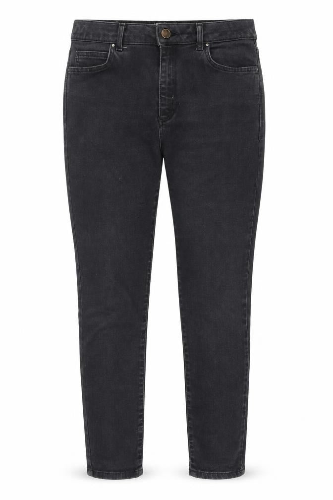 Autograph Womens Grey Cotton Skinny Jeans Size 14 L27 in Regular Zip