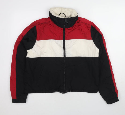 Hollister Womens Multicoloured Jacket Size S Zip - Colourblock