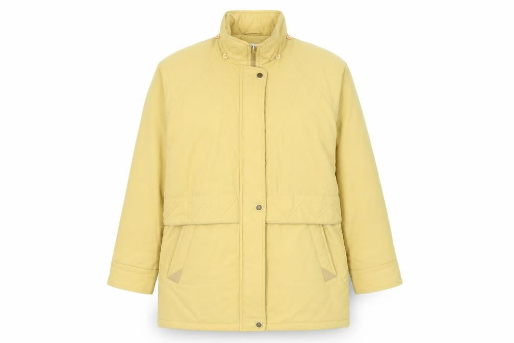 Compliments Womens Yellow Jacket Size 16 Zip