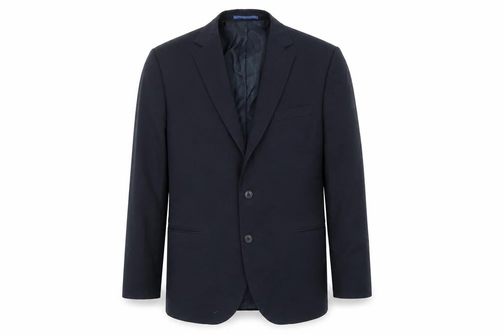 Marks and Spencer Mens Blue Polyester Jacket Suit Jacket Size 42 Regular
