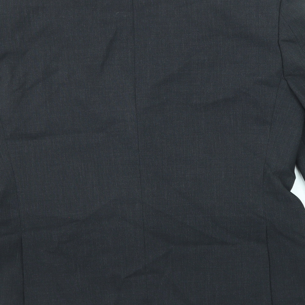 Marks and Spencer Mens Black Wool Jacket Suit Jacket Size 40 Regular