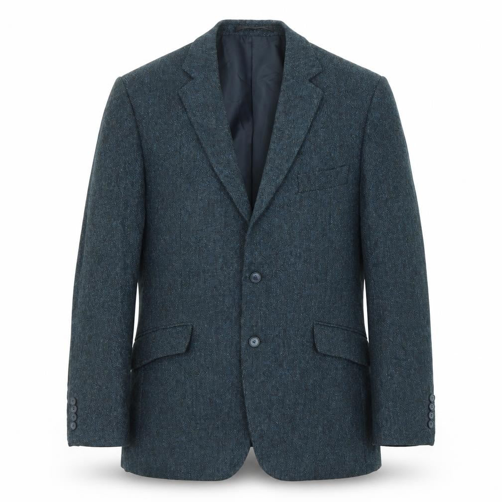 Marks and Spencer Mens Blue Wool Jacket Suit Jacket Size 42 Regular