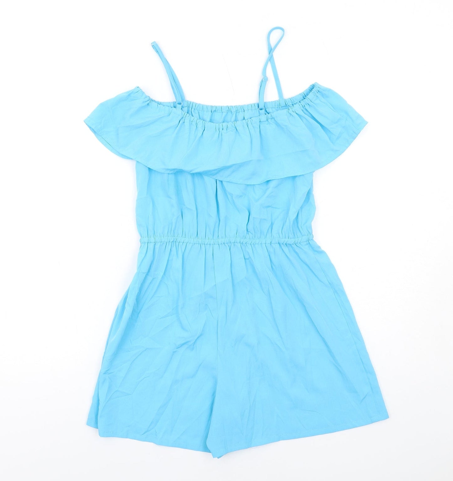 Be You Womens Blue Polyester Playsuit One-Piece Size 8 Pullover