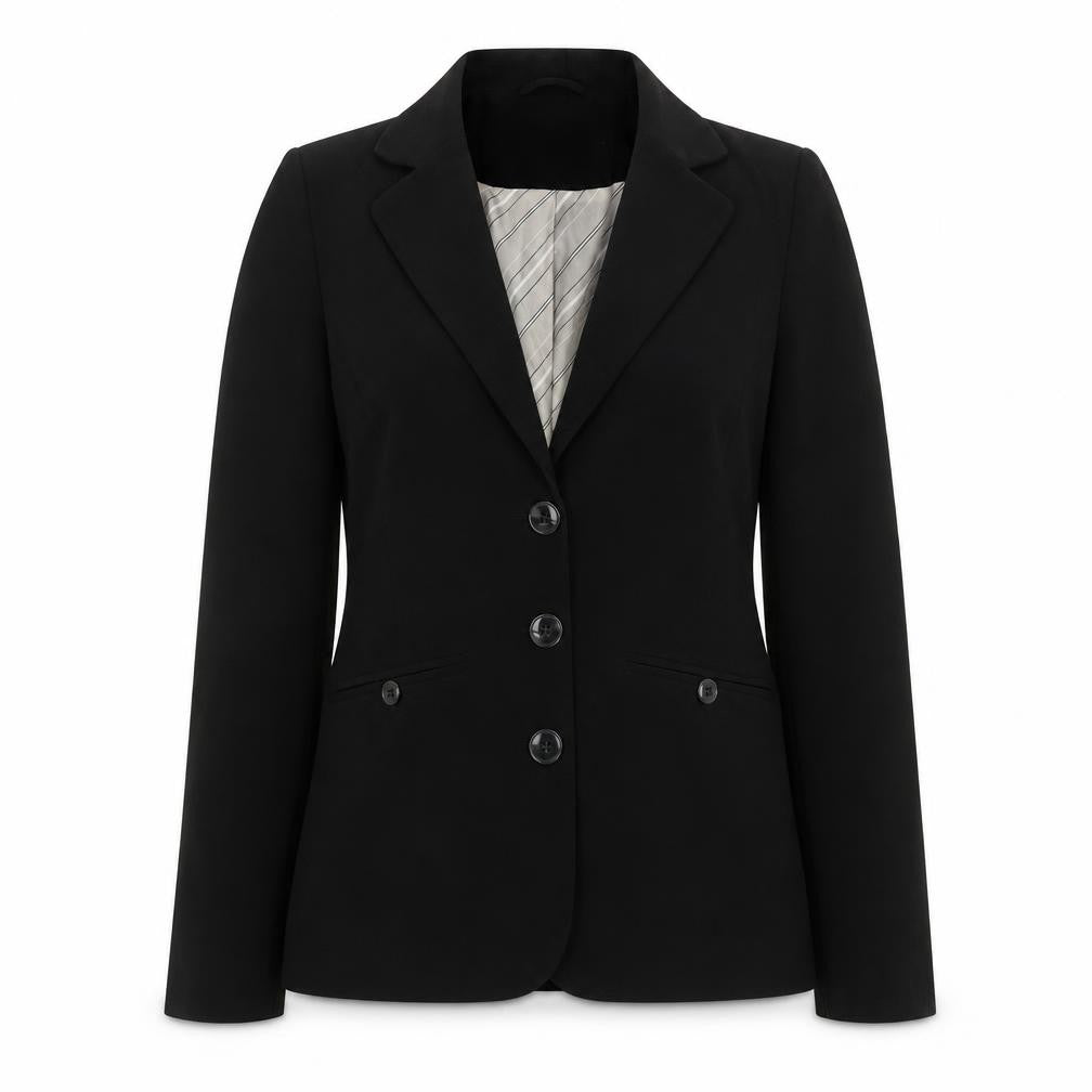 New Look Womens Black Polyester Jacket Blazer Size 10
