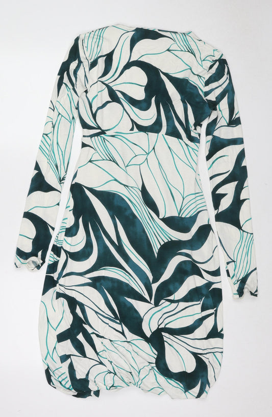 Sportmax Womens Multicoloured Geometric Viscose A-Line Size S Scoop Neck Pullover