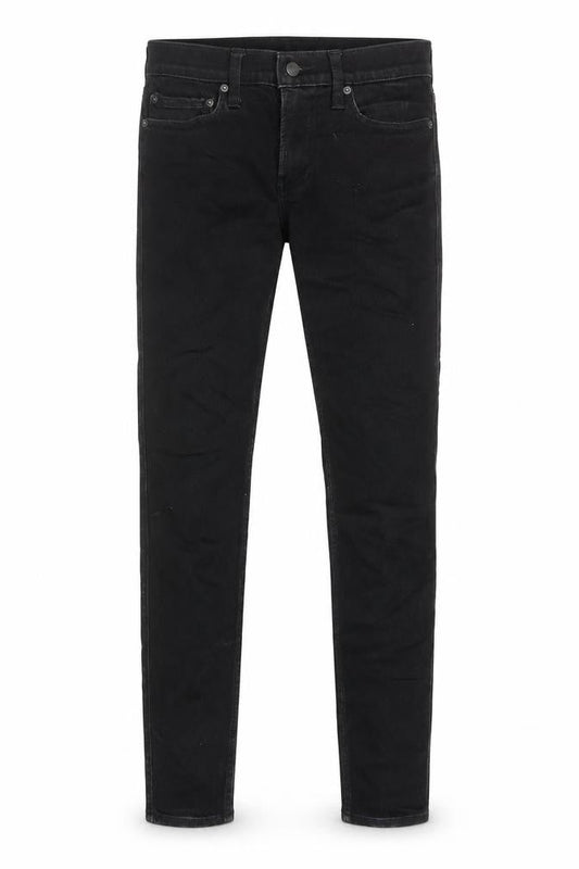 Hollister Mens Black Cotton Skinny Jeans Size 29 in L32 in Regular Zip