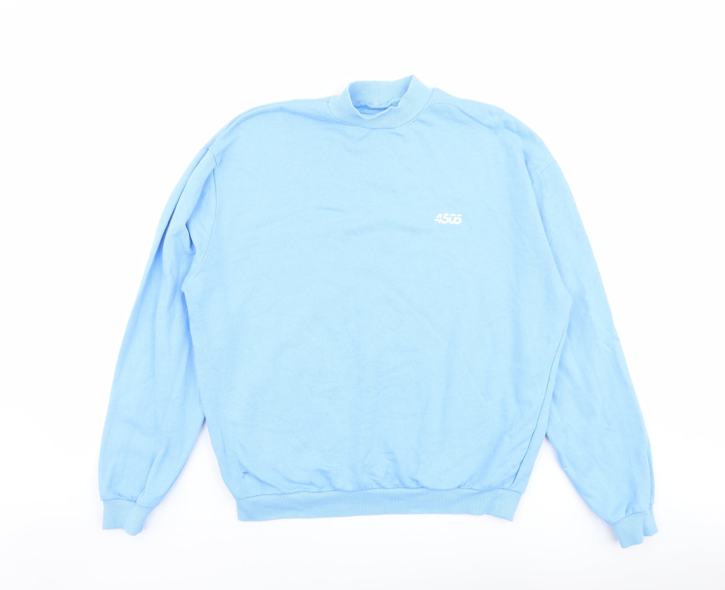 ASOS Womens Blue Cotton Pullover Sweatshirt Size 8 Pullover