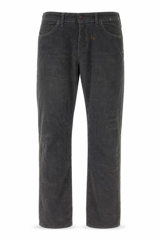 Jack Wills Mens Grey Cotton Trousers Size 34 in L32 in Regular Zip