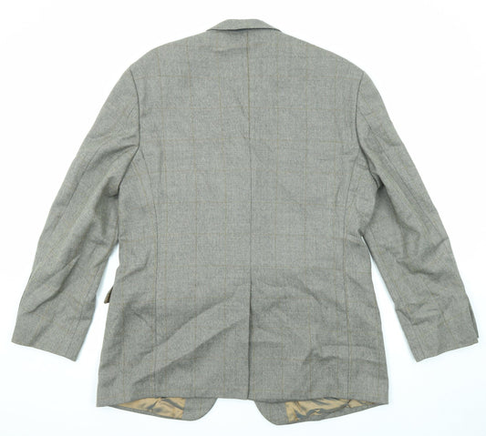Marks and Spencer Mens Grey Wool Jacket Suit Jacket Size 42 Regular