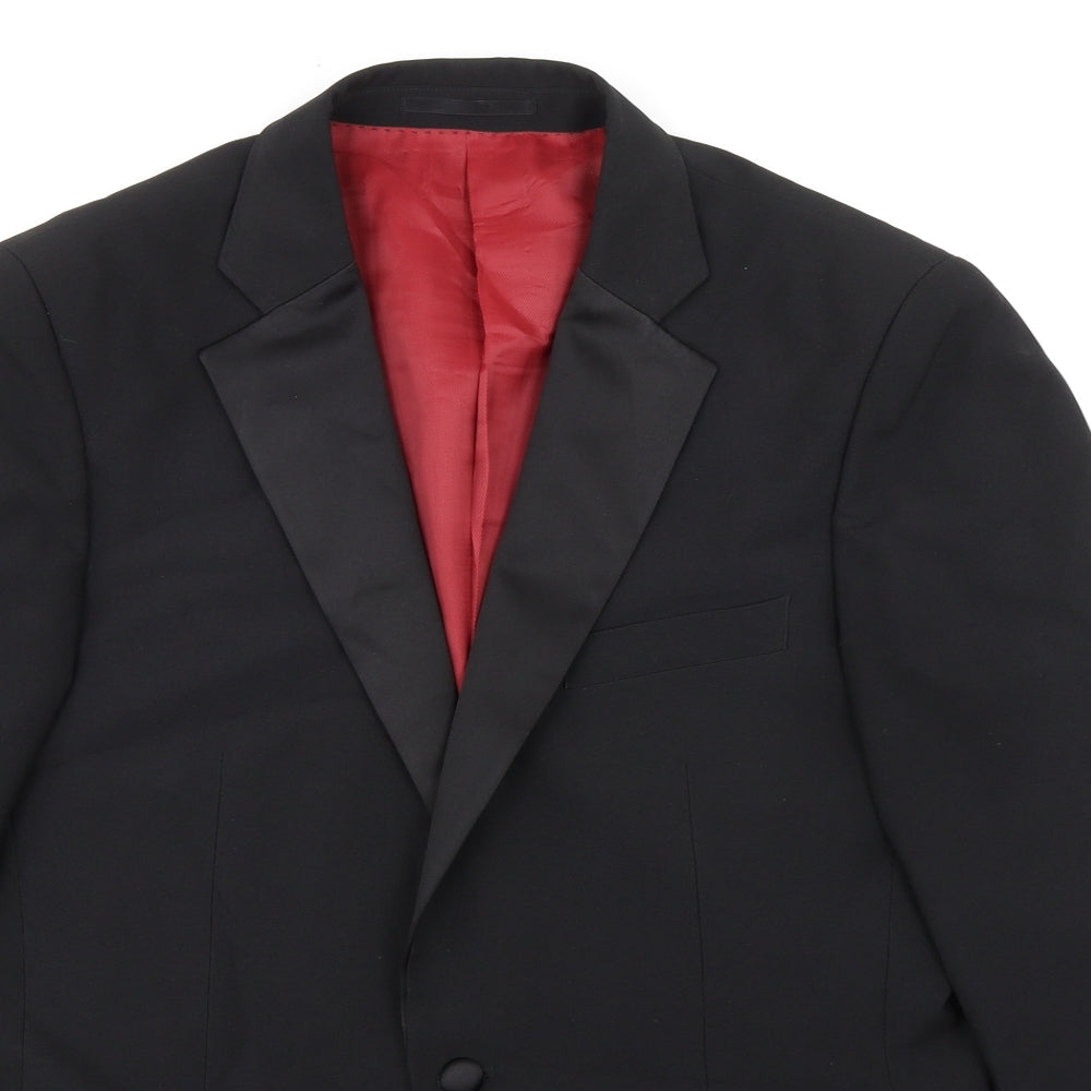 Charlton Gray Mens Grey Polyester Tuxedo Suit Jacket Size 40 Regular