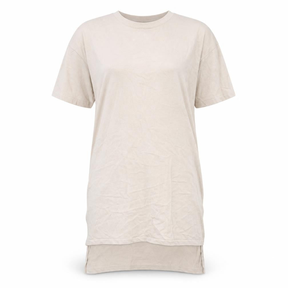 Forever 21 Womens Beige Acrylic Jumper Dress Size S Crew Neck Pullover