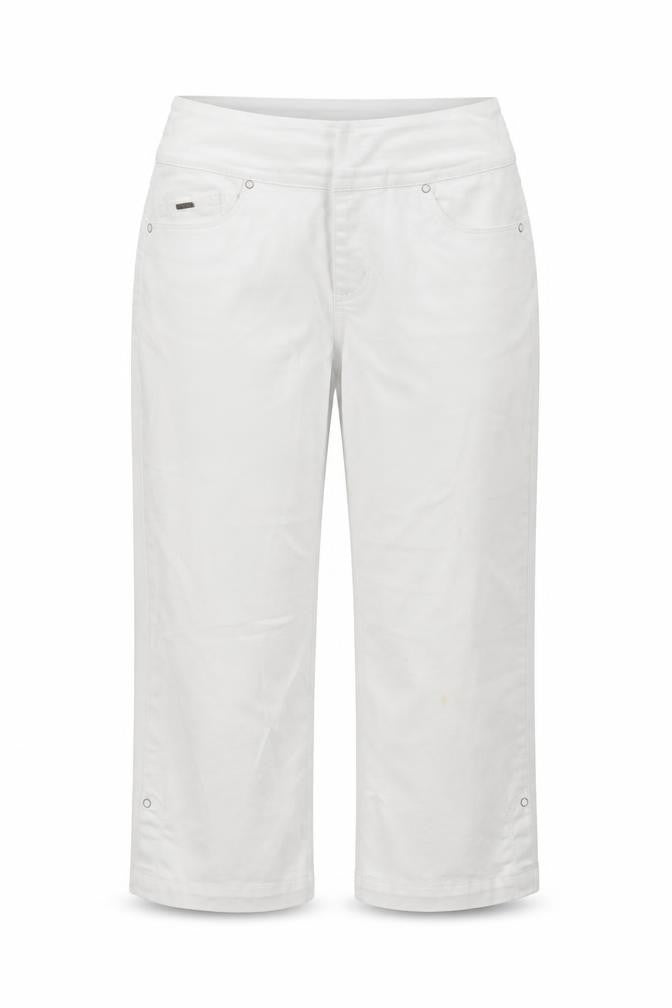 French Dressing Jeans Womens White Cotton Straight Jeans Size 10 L20 in Regular Zip