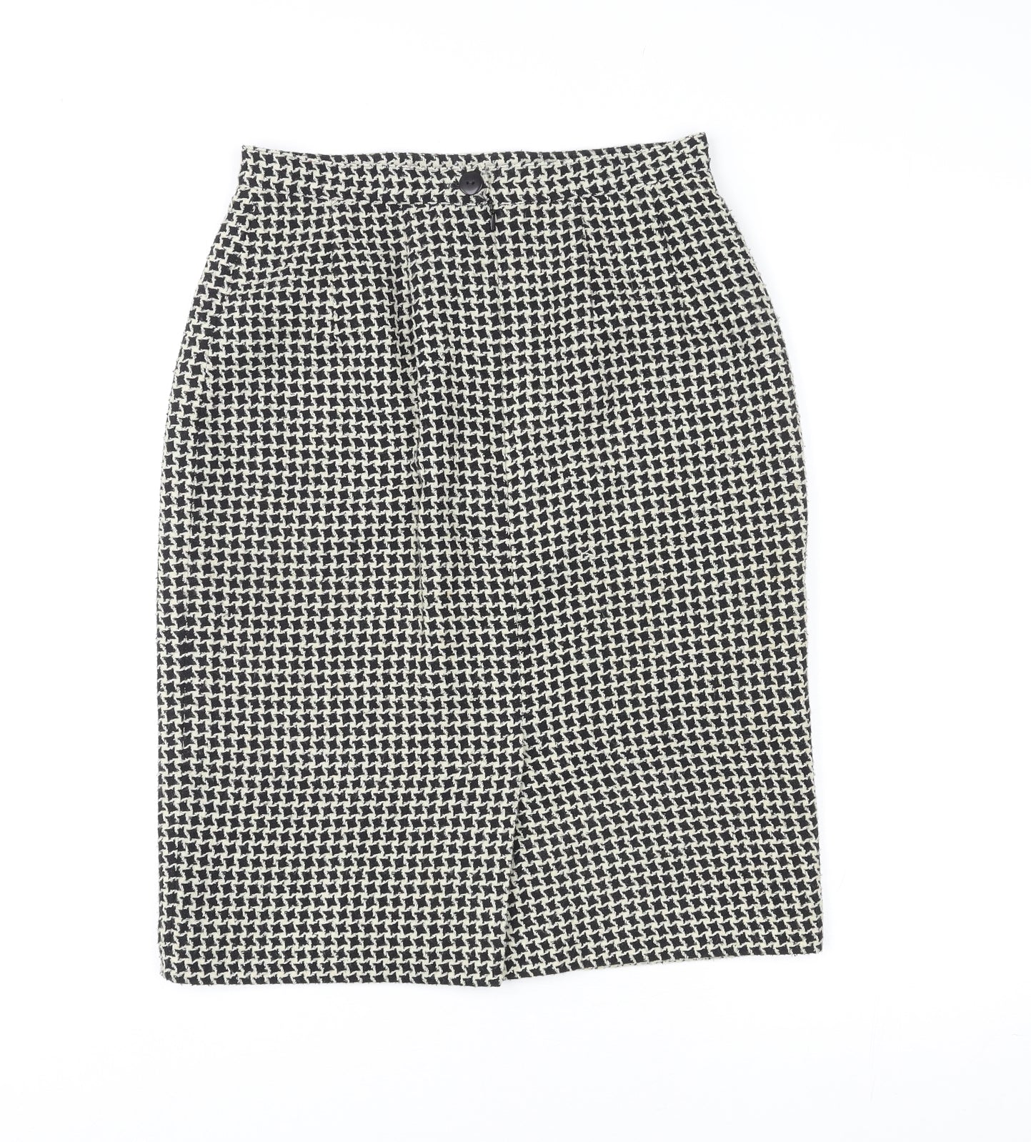 Planet Womens Multicoloured Geometric Acrylic Straight & Pencil Skirt Size 10 Zip