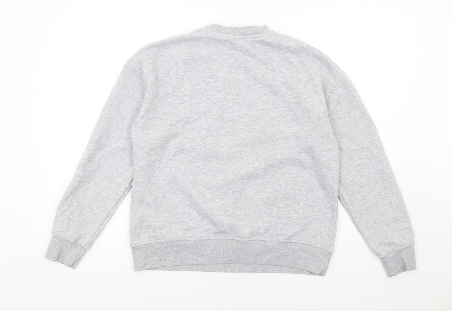 Disney Womens Grey Cotton Pullover Sweatshirt Size XS Pullover - Mickey Minnie Mouse