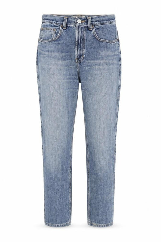 Gap Womens Blue Cotton Straight Jeans Size 6 L28 in Regular Zip