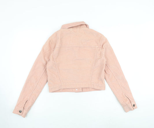 Hollister Womens Pink Jacket Size XS Button