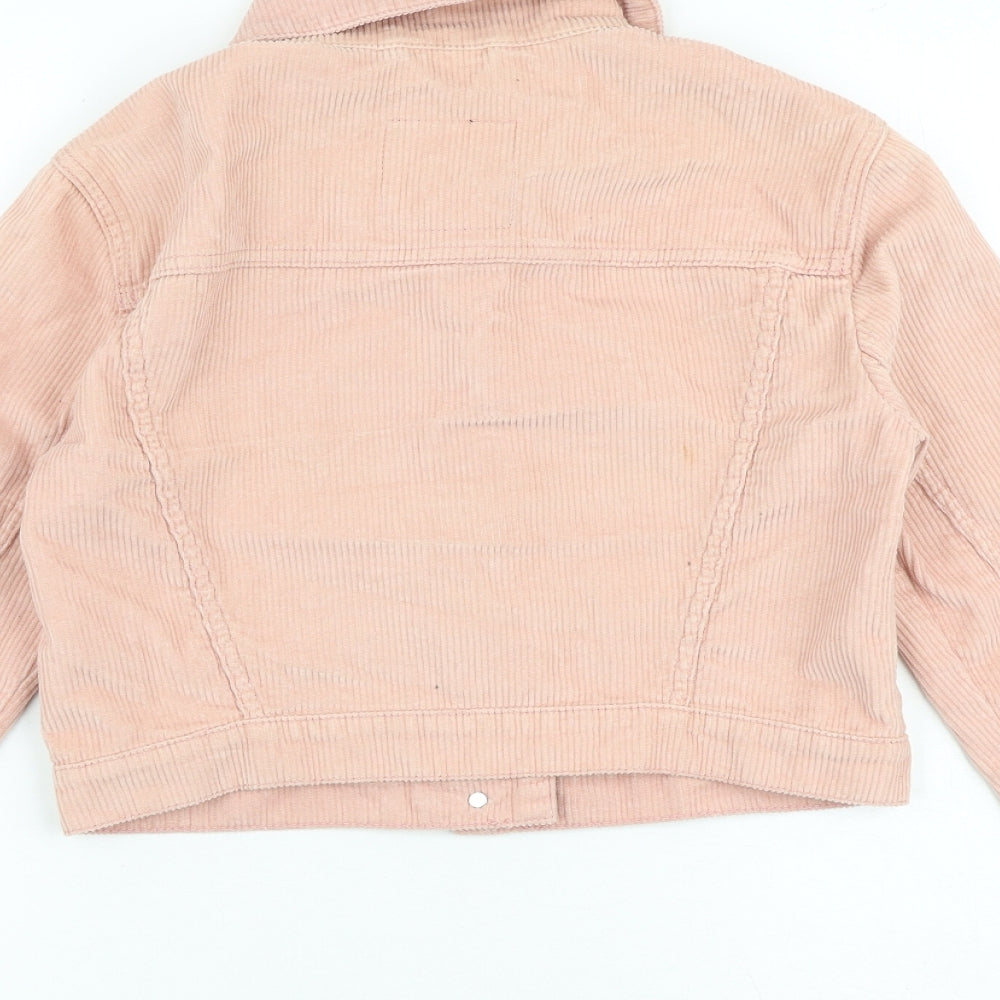 Hollister Womens Pink Jacket Size XS Button