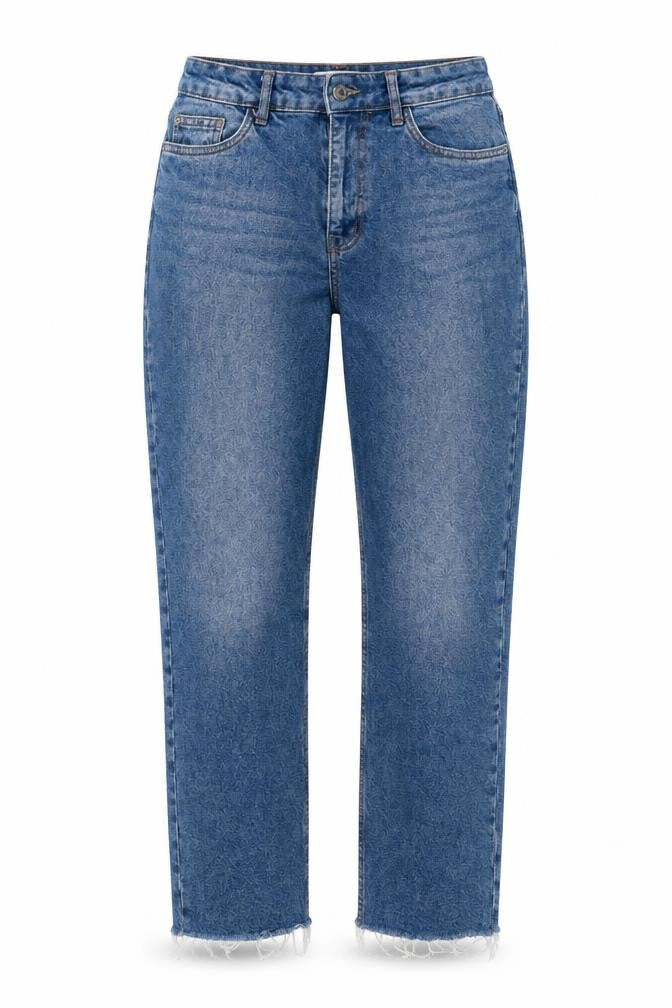 Urban Bliss Womens Blue Cotton Straight Jeans Size 10 L27 in Regular Zip