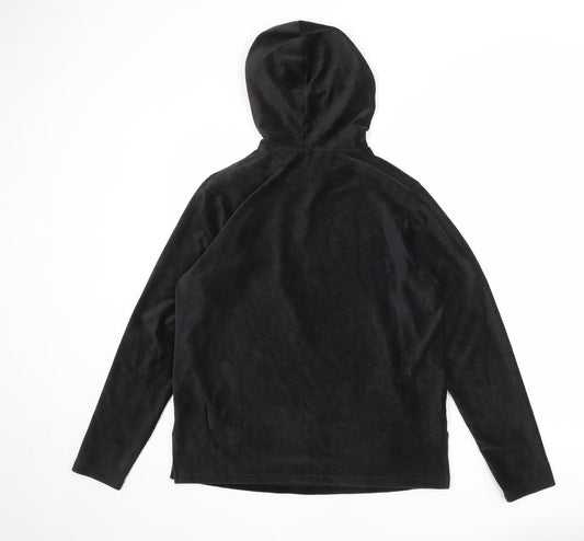 Dorothy Perkins Womens Black Polyester Pullover Hoodie Size 10 Pullover