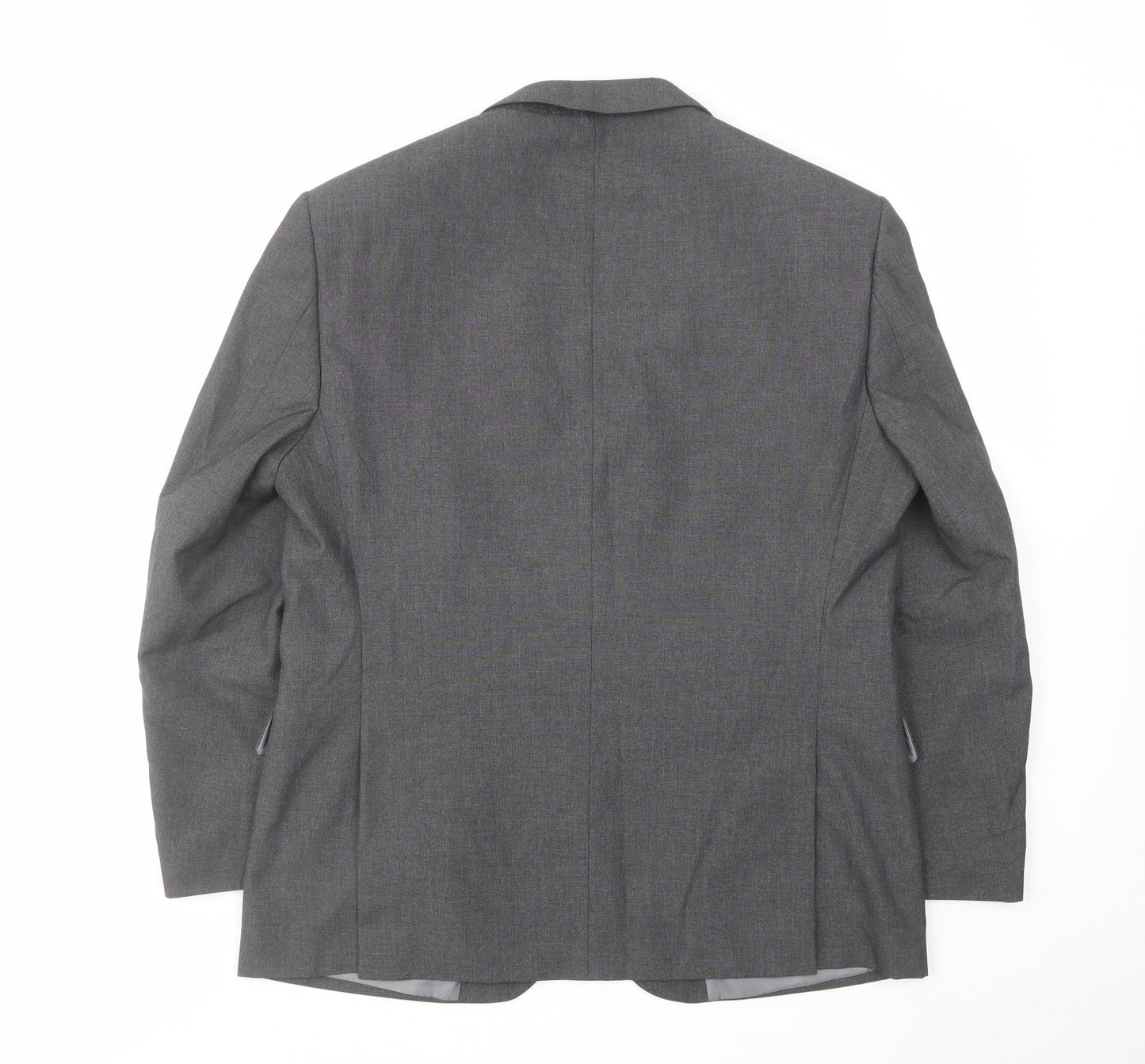 Marks and Spencer Mens Grey Polyester Jacket Suit Jacket Size 42 Regular