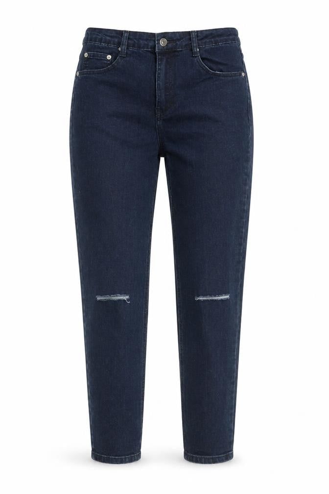 Misspap Womens Blue Cotton Skinny Jeans Size 12 L29 in Regular Zip