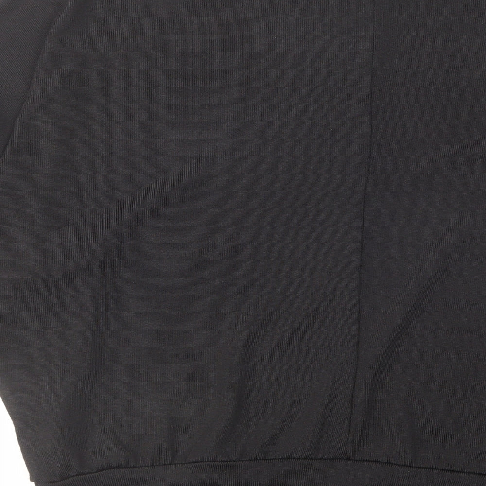 New Look Womens Black Polyester Basic Blouse Size M Round Neck - Stars Print
