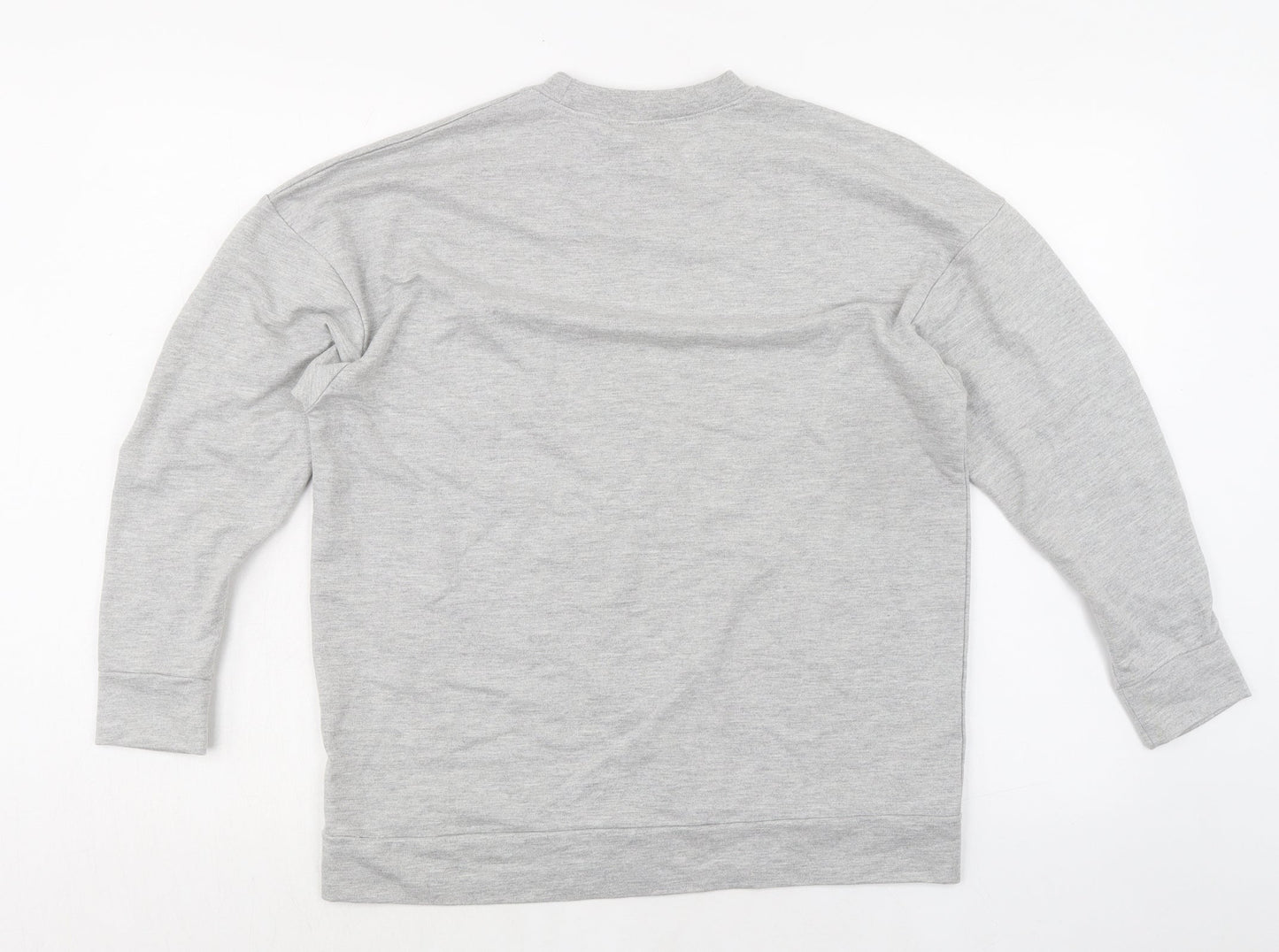 Influence Womens Grey Cotton Pullover Sweatshirt Size 12 Pullover