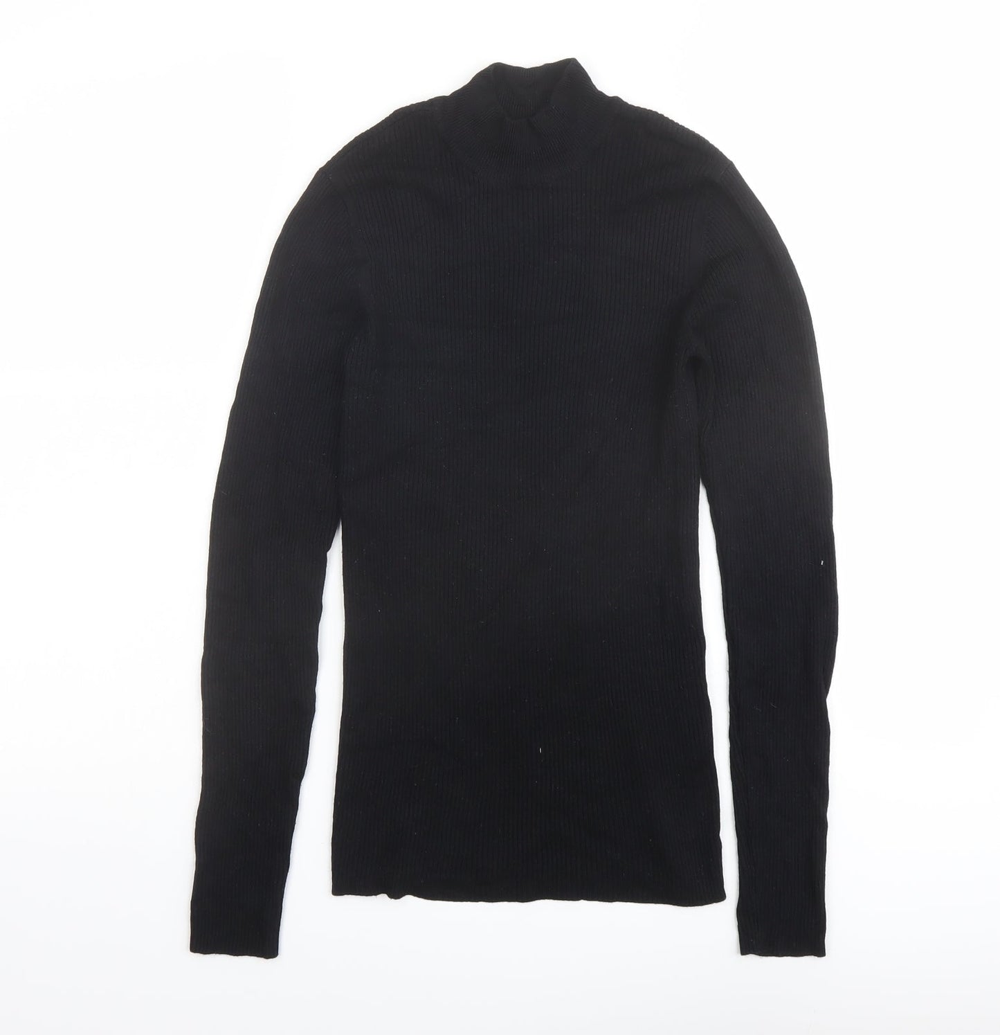 JDY Womens Black High Neck Viscose Pullover Jumper Size S