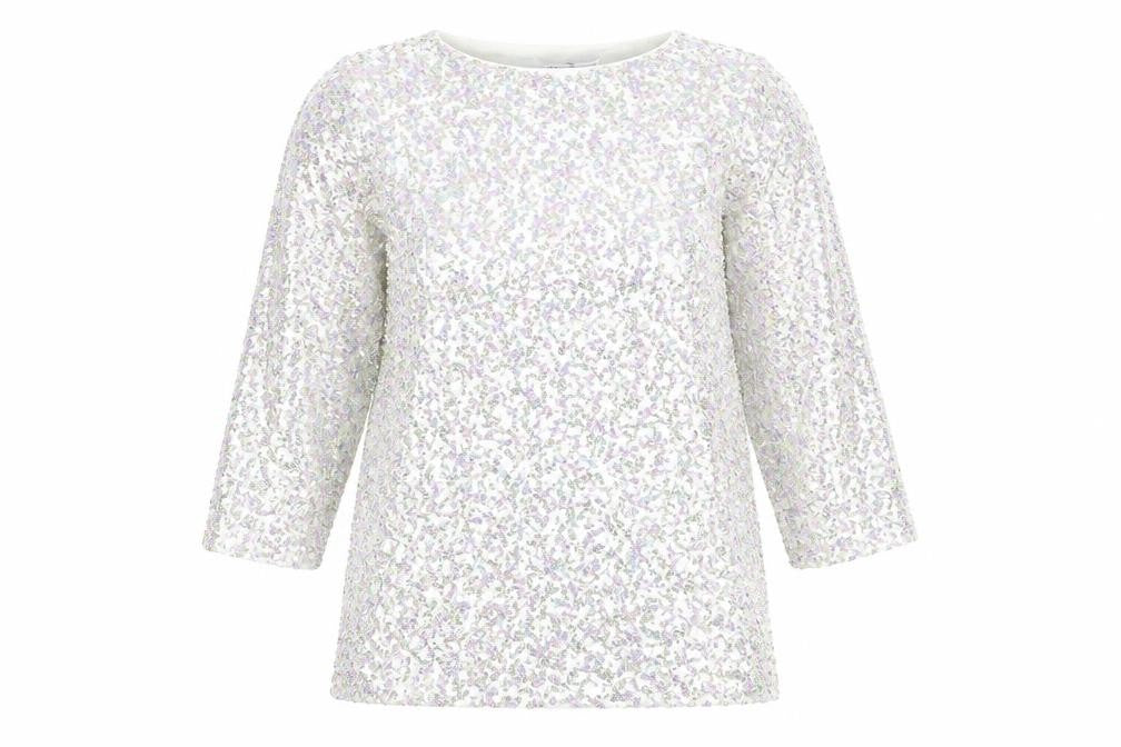 Zara Womens Silver Polyester Shift Size S Boat Neck Pullover