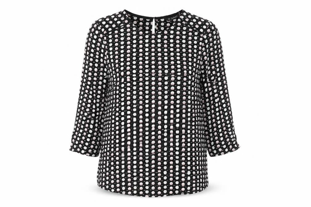 Womens UK Size XS Dunnes Stores Black Polyester Blouse