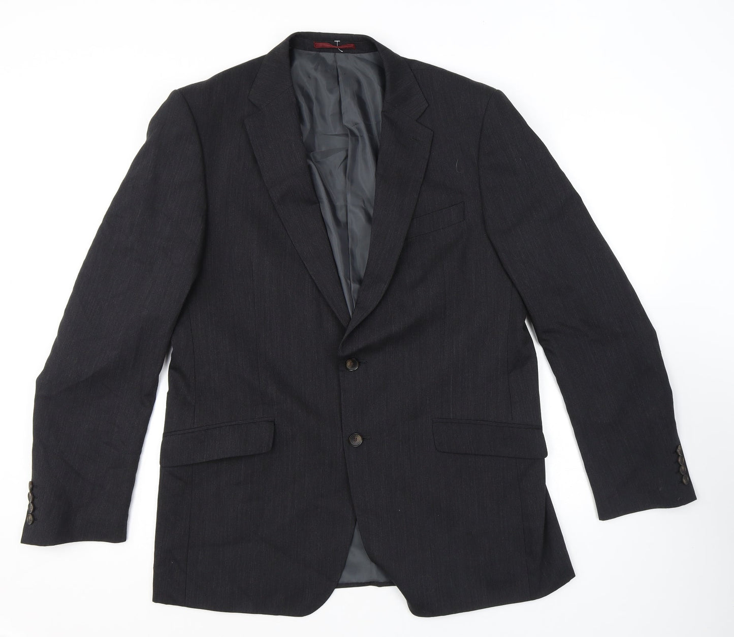Marks and Spencer Mens Grey Wool Jacket Suit Jacket Size 42 Regular