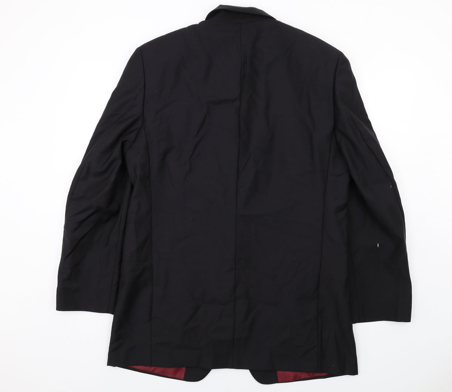 Scott & Taylor Mens Black Polyester Jacket Suit Jacket Size 42 Regular