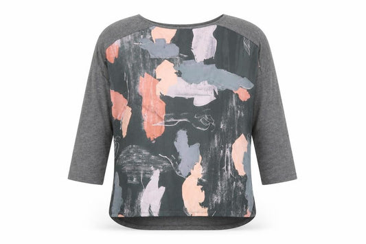 Womens UK Size S Dunnes Stores Grey Polyester T-Shirt
