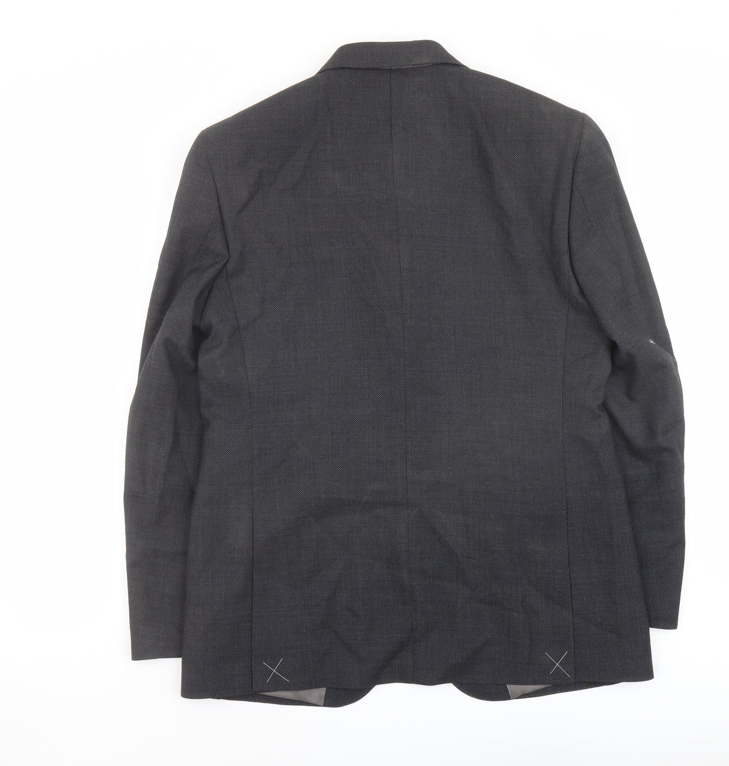 Marks and Spencer Mens Grey Wool Jacket Suit Jacket Size 40 Regular