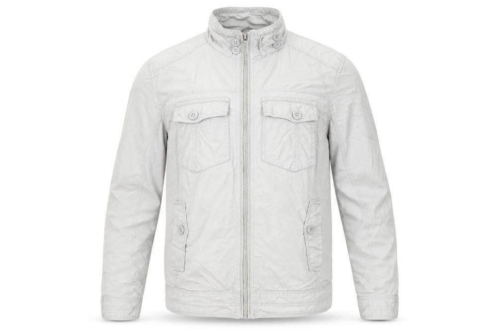 BHS Mens Grey Jacket Coat Size M Zip