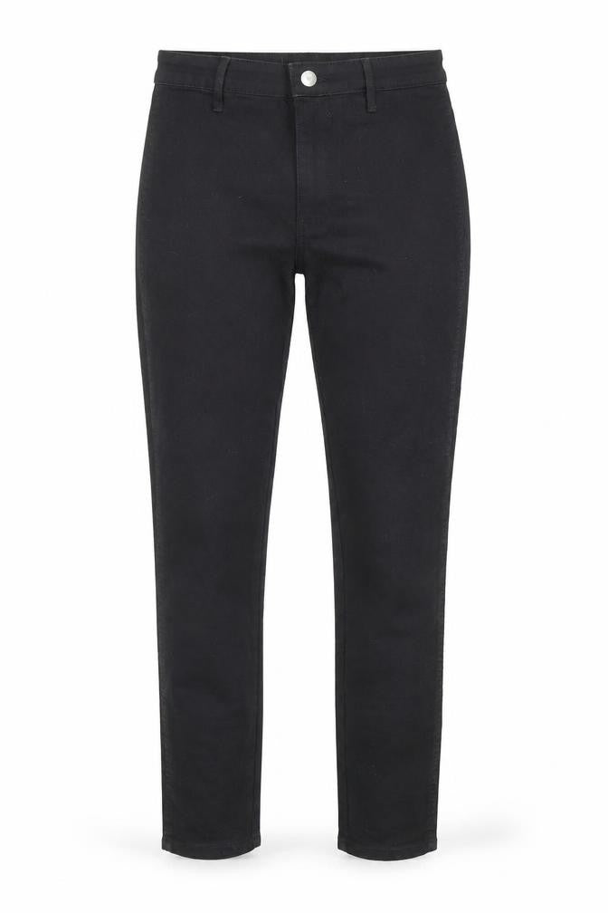 H&M Womens Black Cotton Straight Jeans Size 27 in L28 in Regular Zip