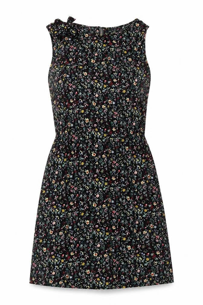 Glamorous Womens Multicoloured Floral Cotton A-Line Size 10 Round Neck Pullover