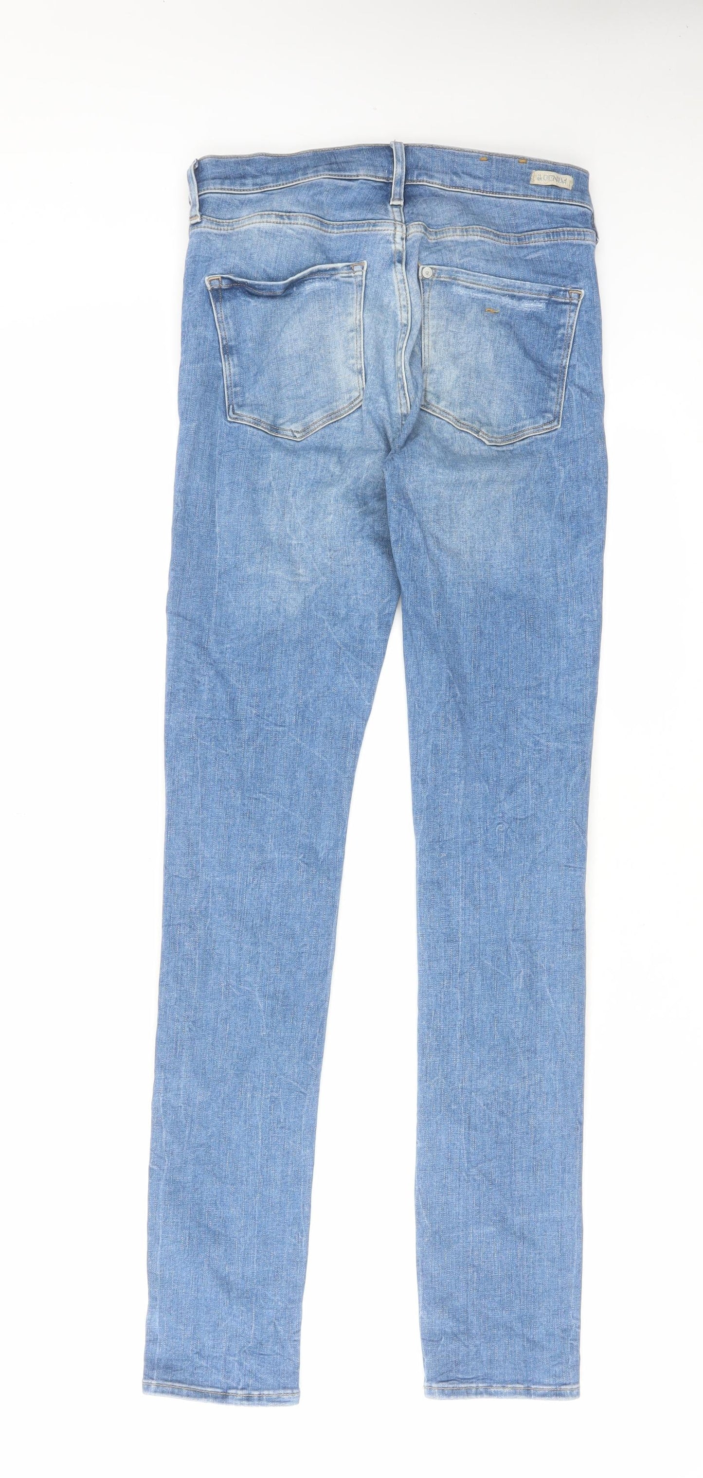H&M Womens Blue Cotton Skinny Jeans Size 28 in L30 in Regular Zip